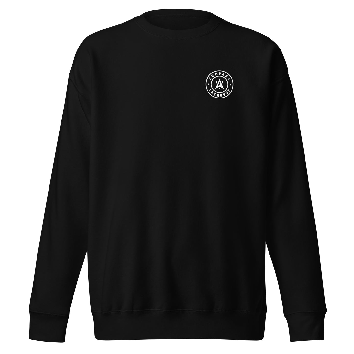 Adult Compass Lacrosse Cotton Heritage Crewneck Sweatshirt
