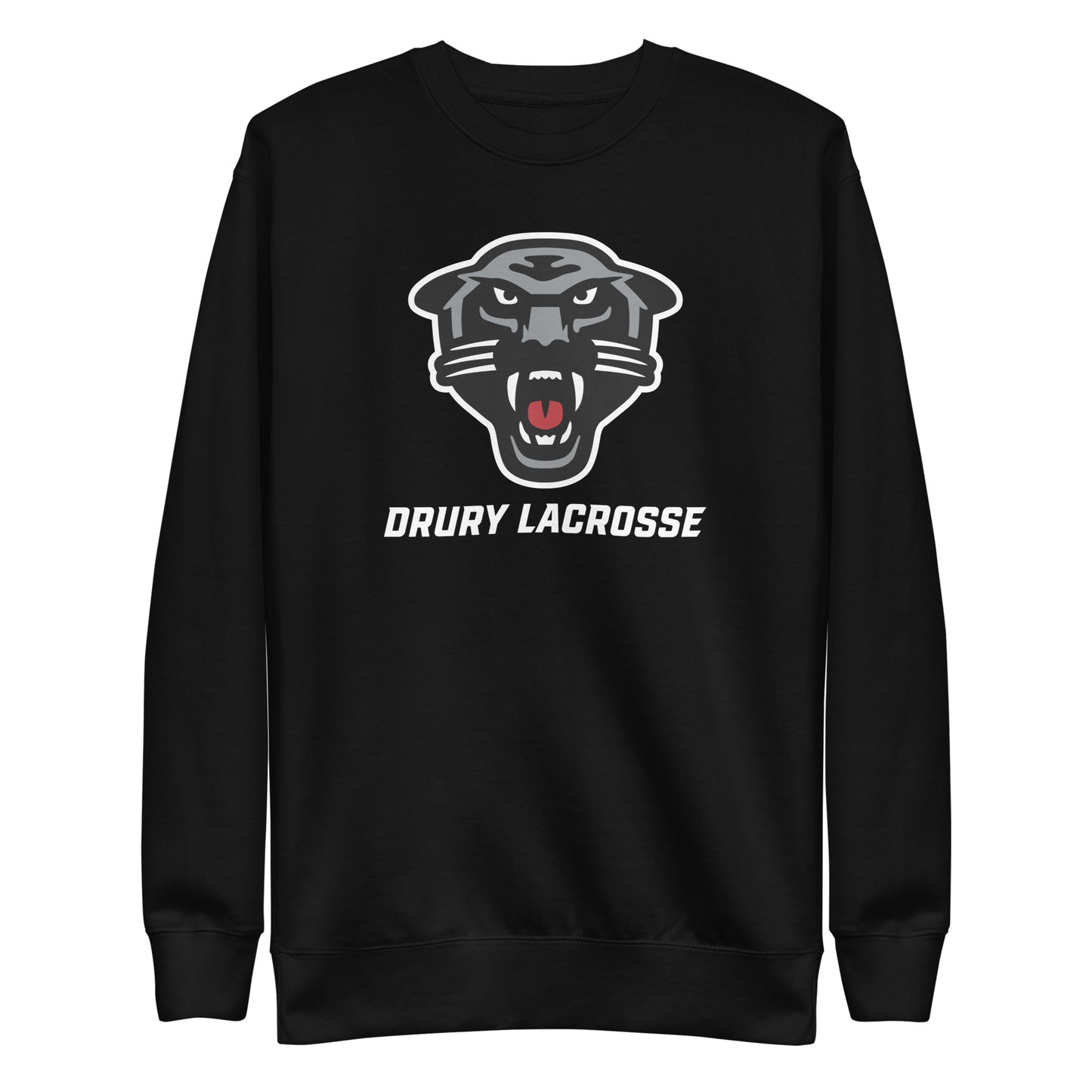 Adult Drury Lacrosse Cotton Heritage Crewneck Sweatshirt