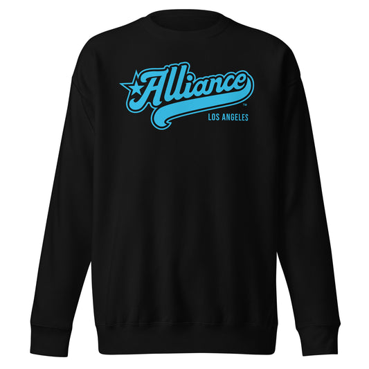 Adult LA Alliance Lacrosse Cotton Heritage Crewneck Sweatshirt