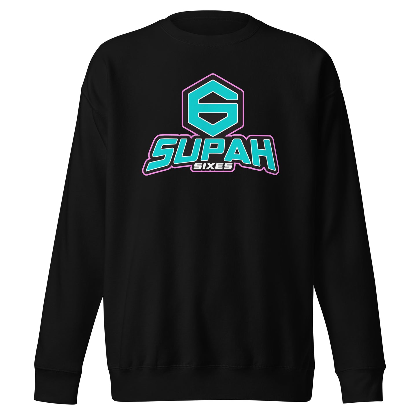 Adult Supah Sixes Cotton Heritage Crewneck Sweatshirt