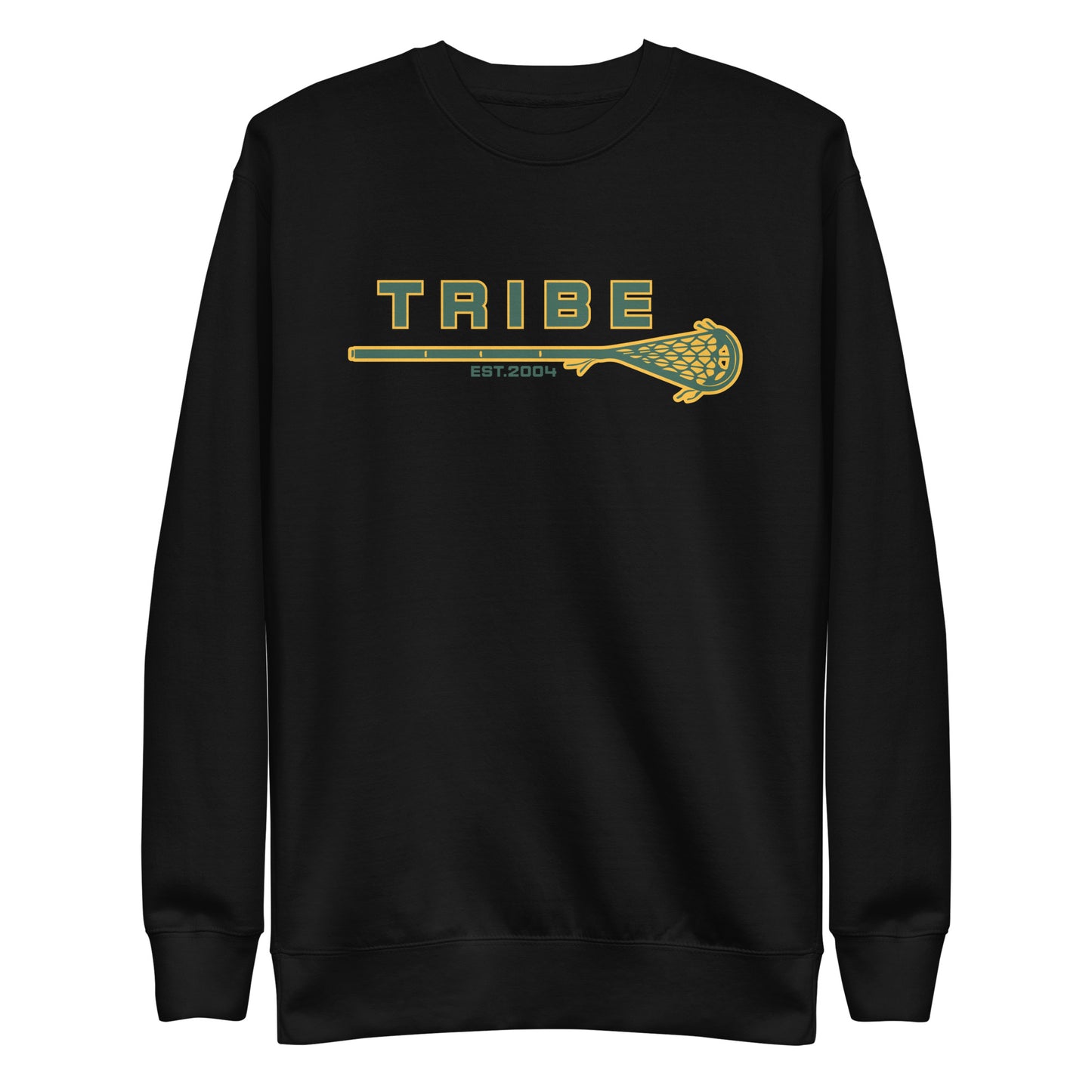 Adult Tribe Lacrosse Cotton Heritage Crewneck Sweatshirt