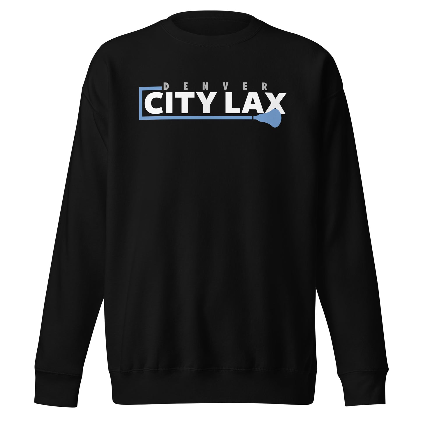 Adult Denver City Lax Cotton Heritage Crewneck Sweatshirt