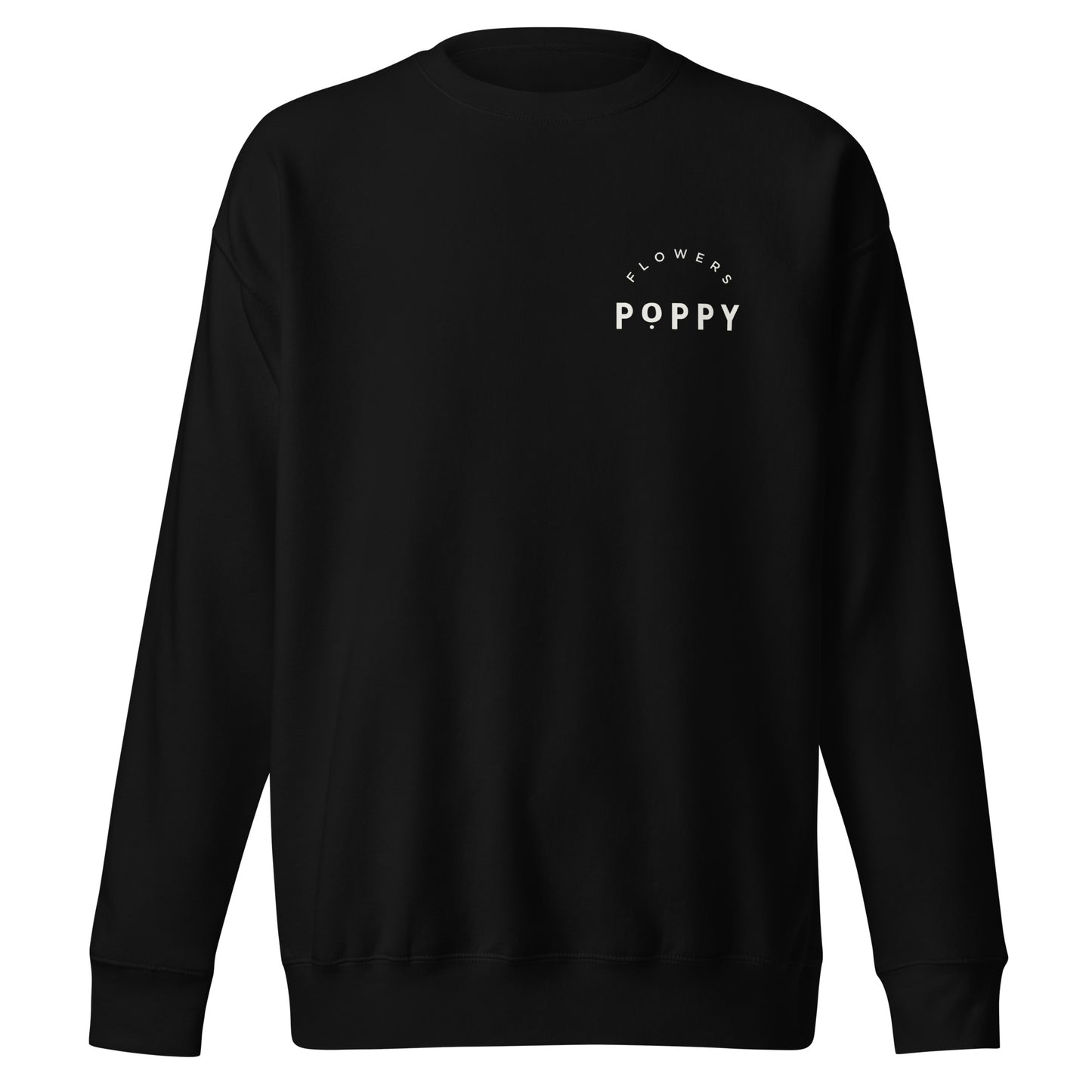 Adult Poppy Flowers Cotton Heritage Crewneck Sweatshirt