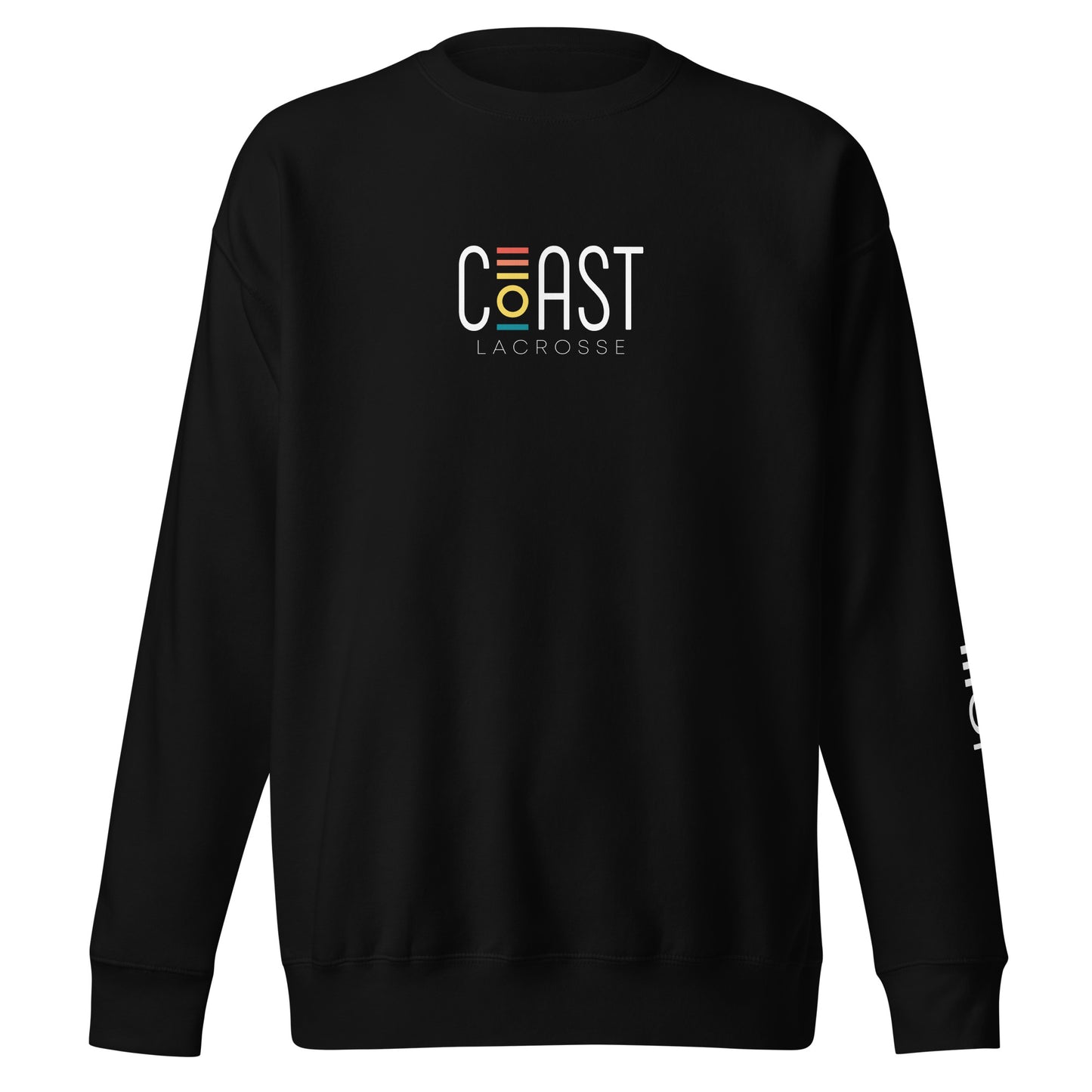 Adult Coast Lacrosse Cotton Heritage Crewneck Sweatshirt