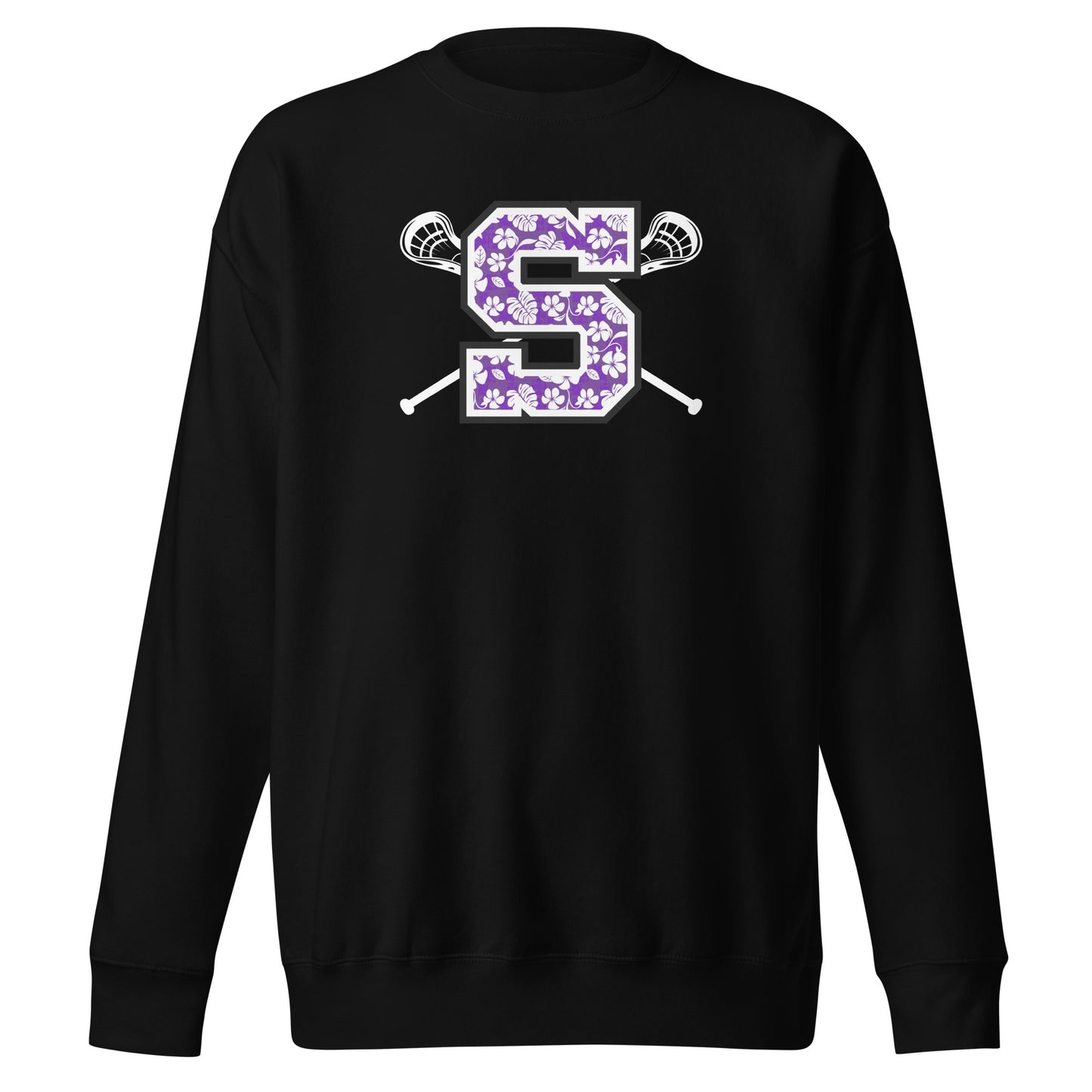 Adult Sunset Lacrosse Cotton Heritage Premium Sweatshirt