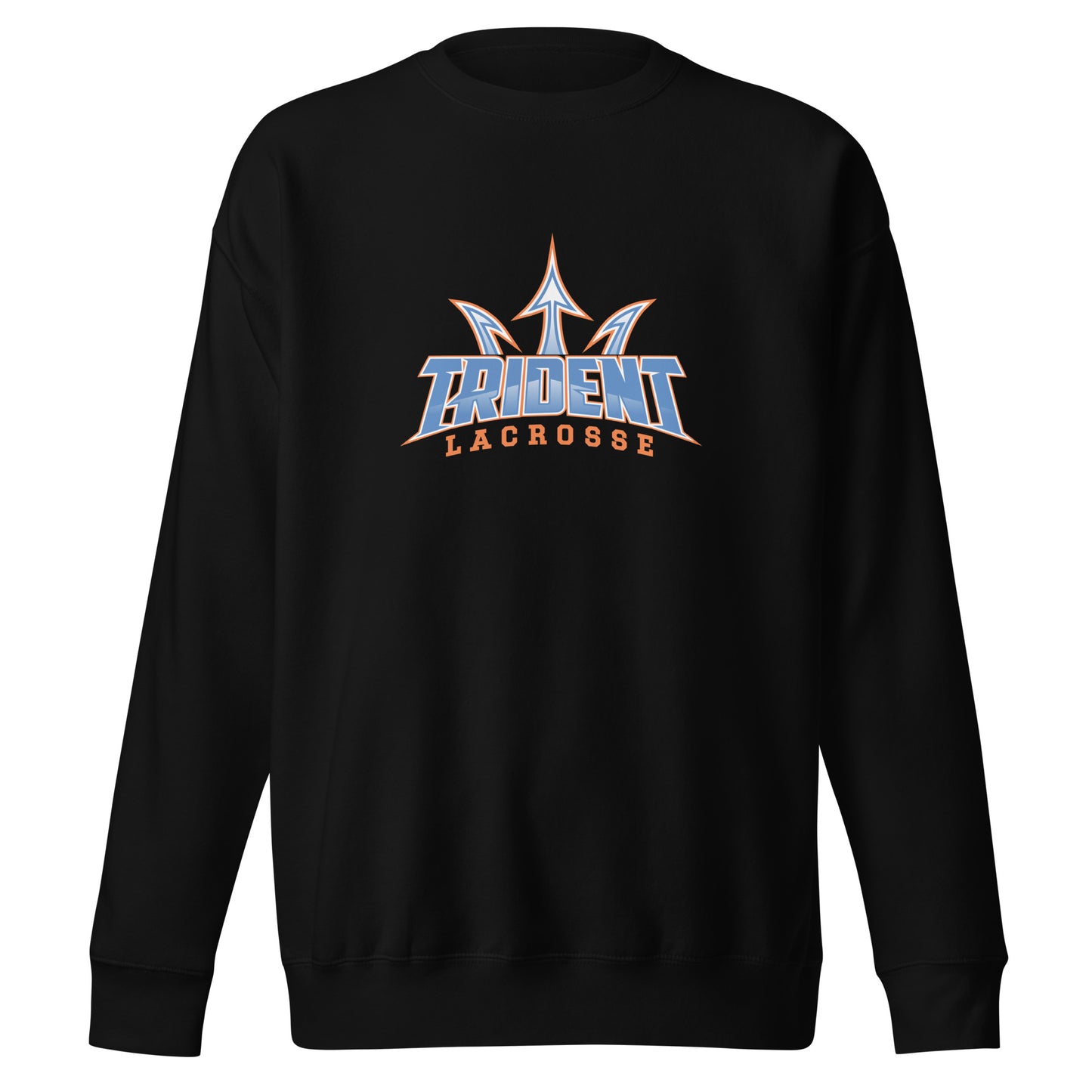 Adult Trident Lacrosse Cotton Heritage Crewneck Sweatshirt