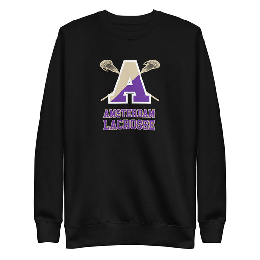 Adult Amsterdam Lacrosse Cotton Heritage Crewneck Sweatshirt