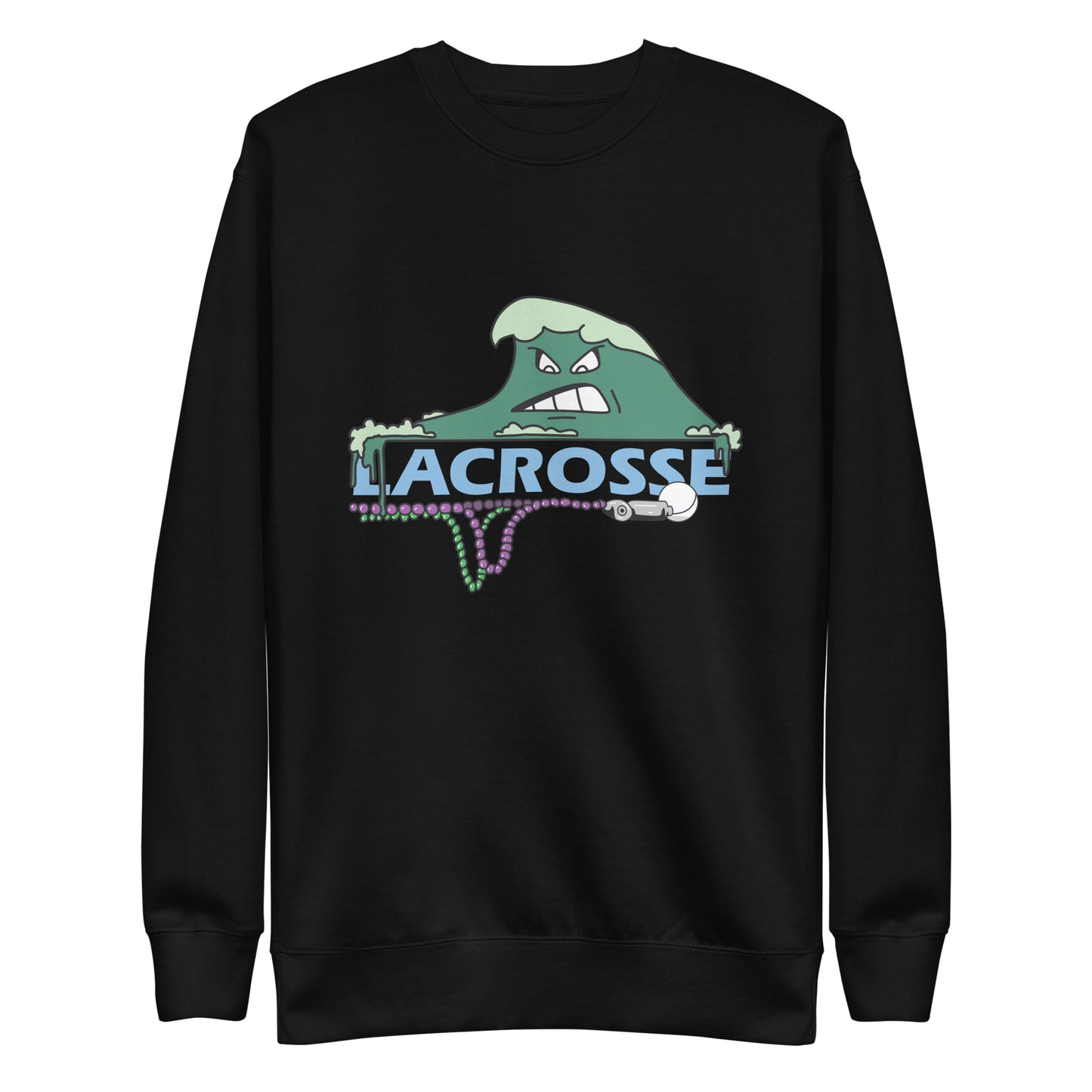 Adult Tulane Lacrosse Cotton Heritage Sweatshirt