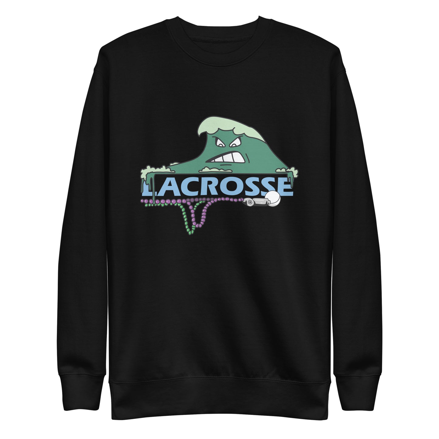 Adult Tulane Lacrosse Cotton Heritage Sweatshirt