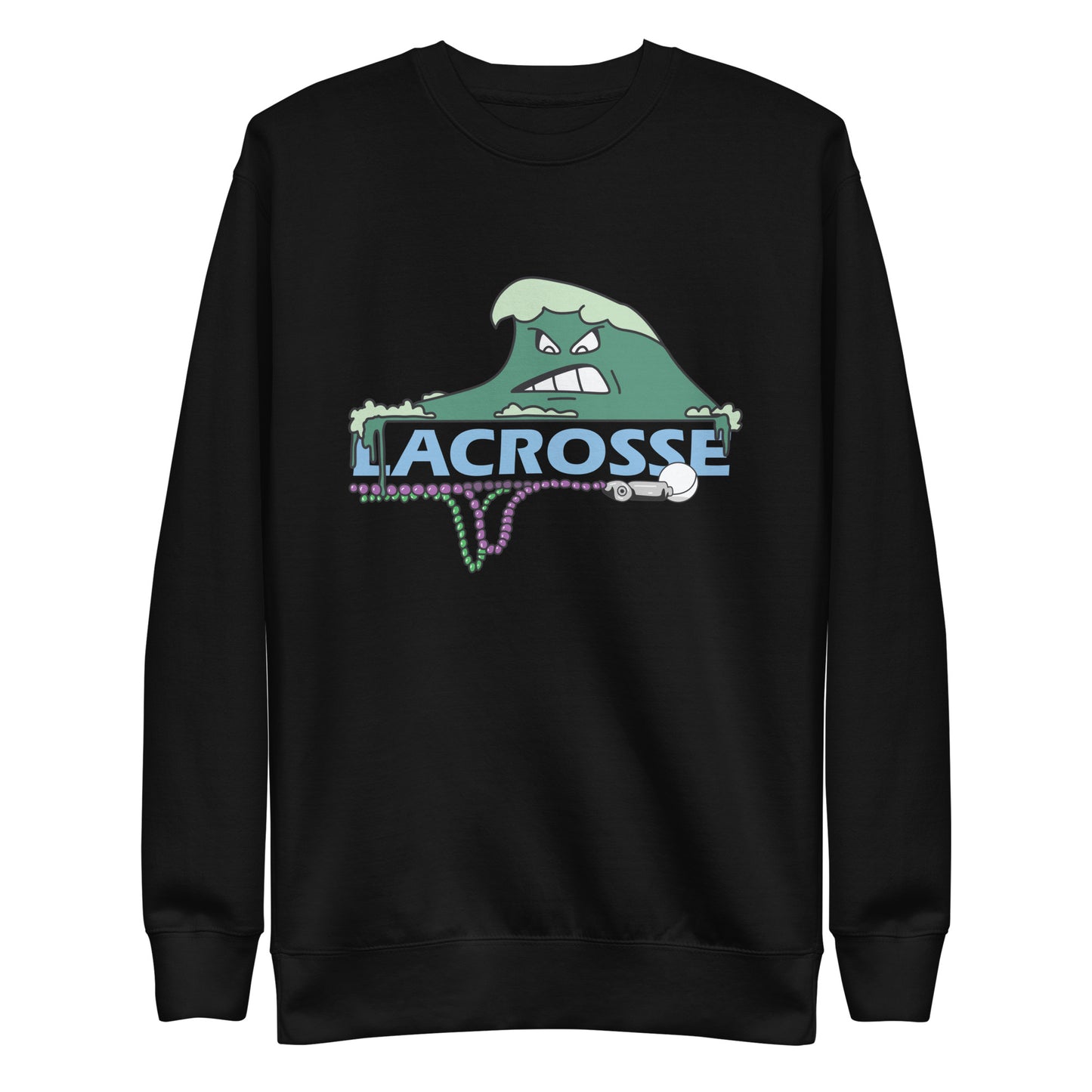 Adult Tulane Lacrosse Cotton Heritage Sweatshirt