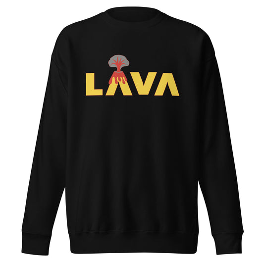 Adult LAVA Cotton Heritage Premium Crewneck Sweatshirt - Lava