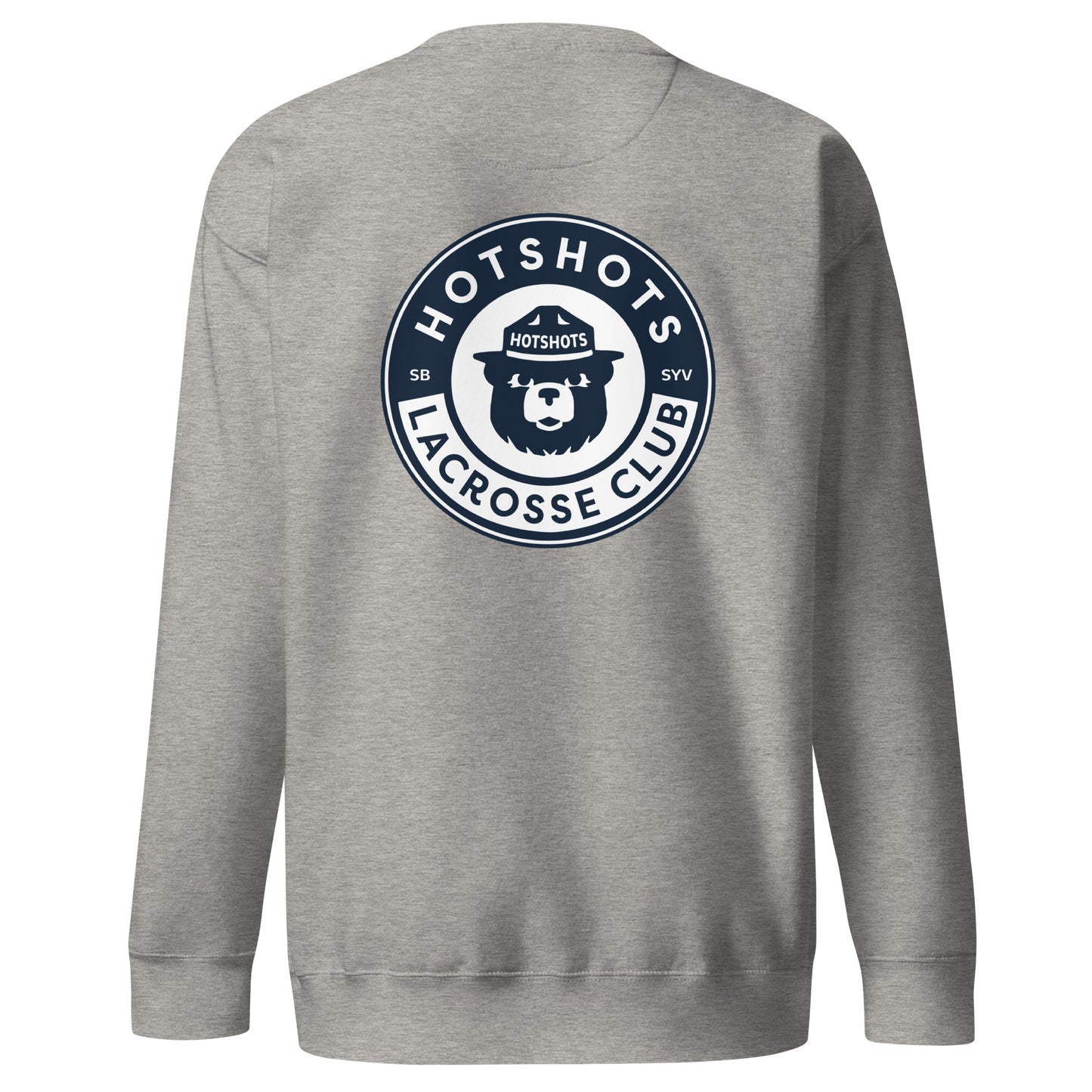 Adult Hotshots Lacrosse Cotton Heritage Crewneck Sweatshirt