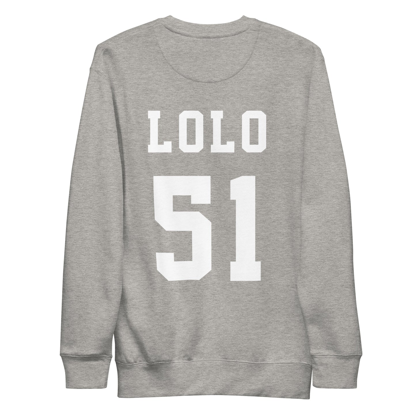 Adult Hopkins Lacrosse Cotton Heritage Crewneck Sweatshirt - LOLO 51