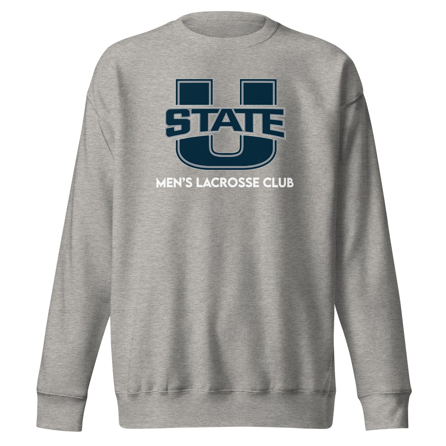 Adult USU Lacrosse Cotton Heritage Crewneck Sweatshirt