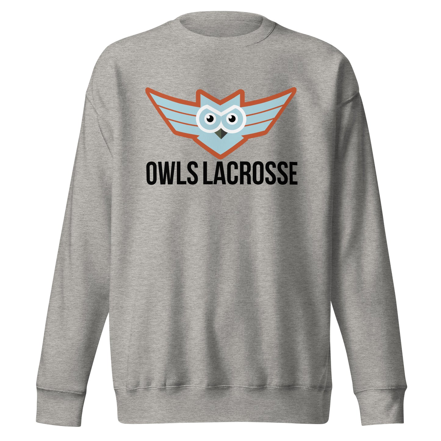 Adult OWLS Lacrosse Cotton Heritage Crewneck Sweatshirt