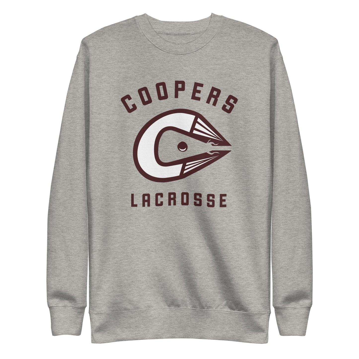 Adult Coopers Lacrosse Cotton Heritage Crewneck Sweatshirt