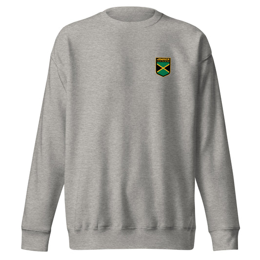 Adult Jamaica Lacrosse Cotton Heritage Crewneck Sweatshirt