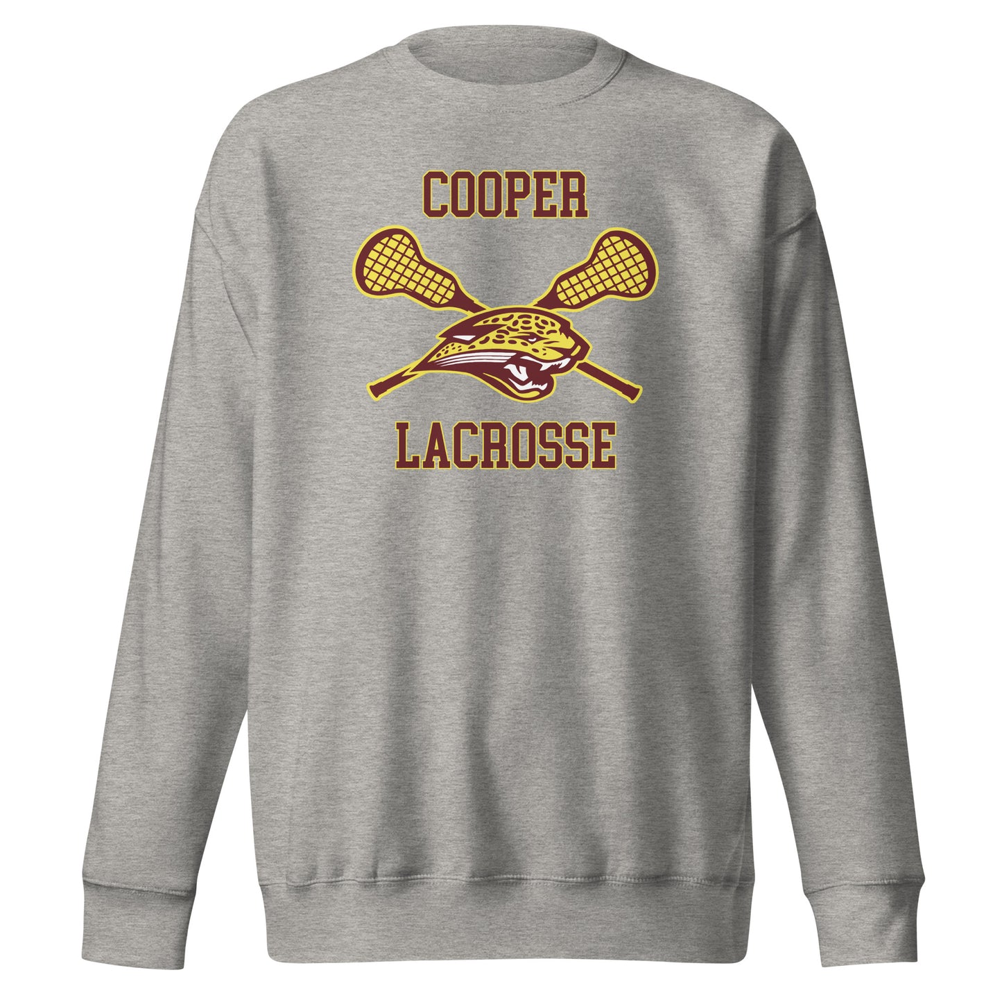 Adult Cooper Lacrosse Cotton Heritage Crewneck Sweatshirt