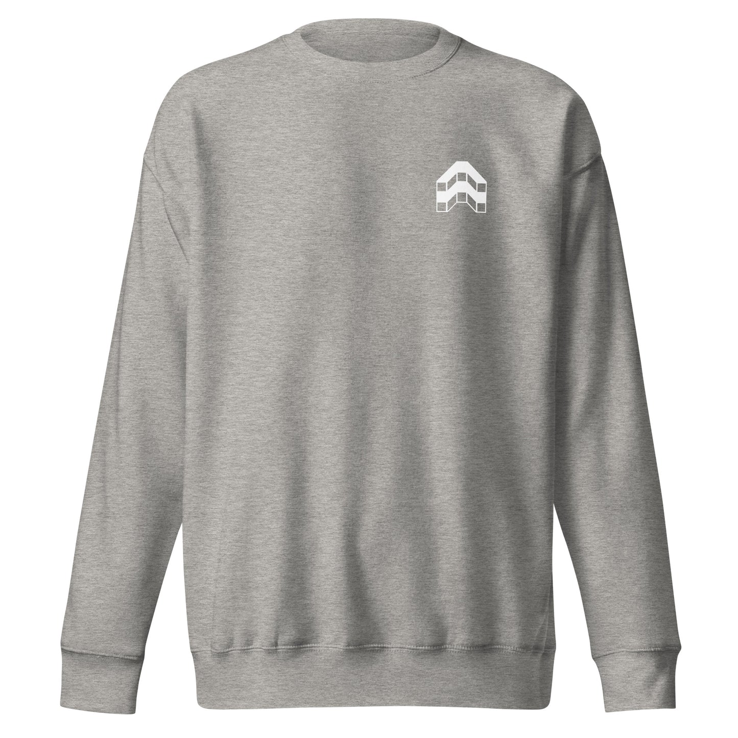Adult Level Up Cotton Heritage Crewneck Sweatshirt (Front & Back)