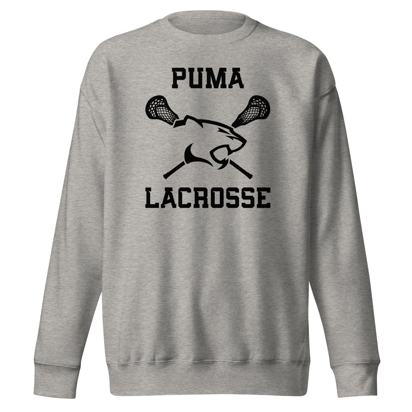 Adult Puma Lacrosse Cotton Heritage Crewneck Sweatshirt