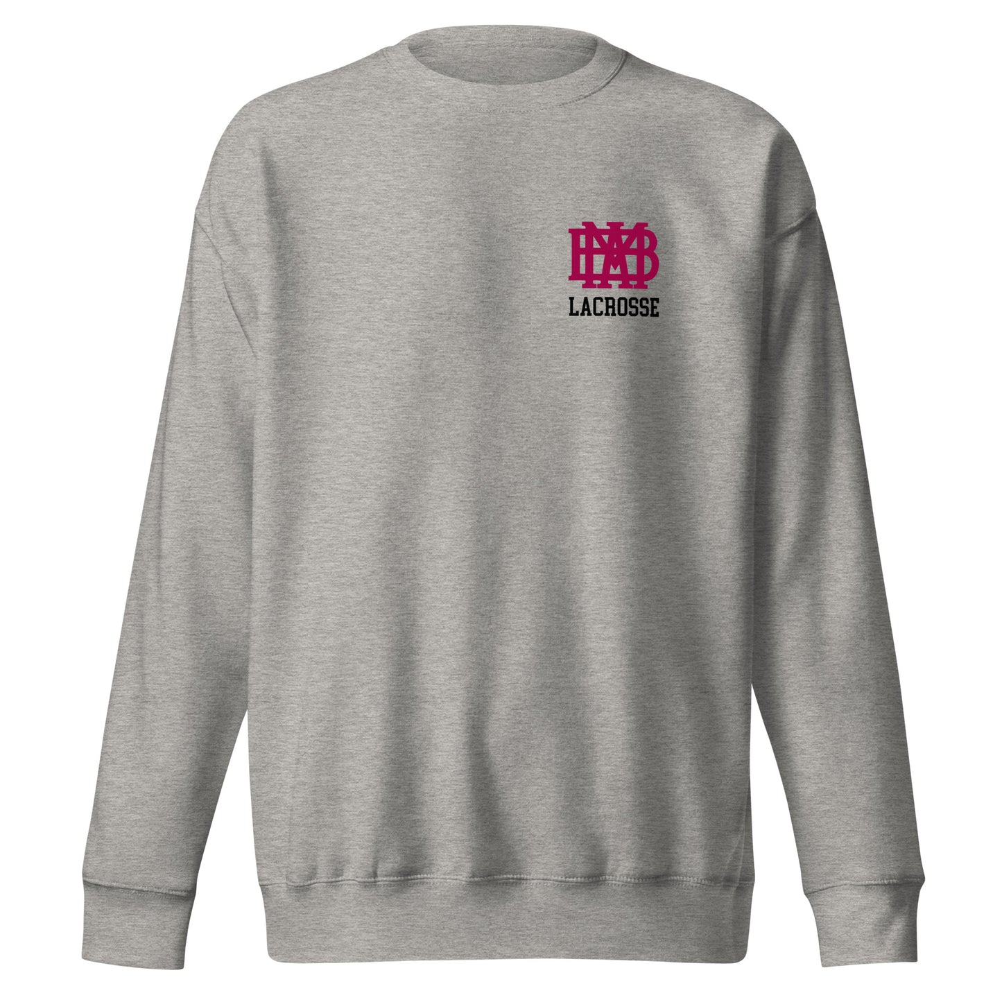 Adult MBA Lacrosse Cotton Heritage Crewneck Sweatshirt