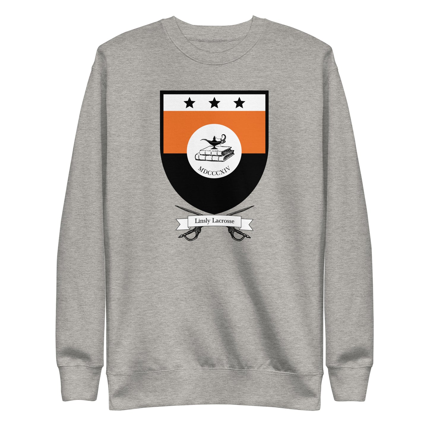 Adult Linsly Lacrosse Cotton Heritage Crewneck Sweatshirt