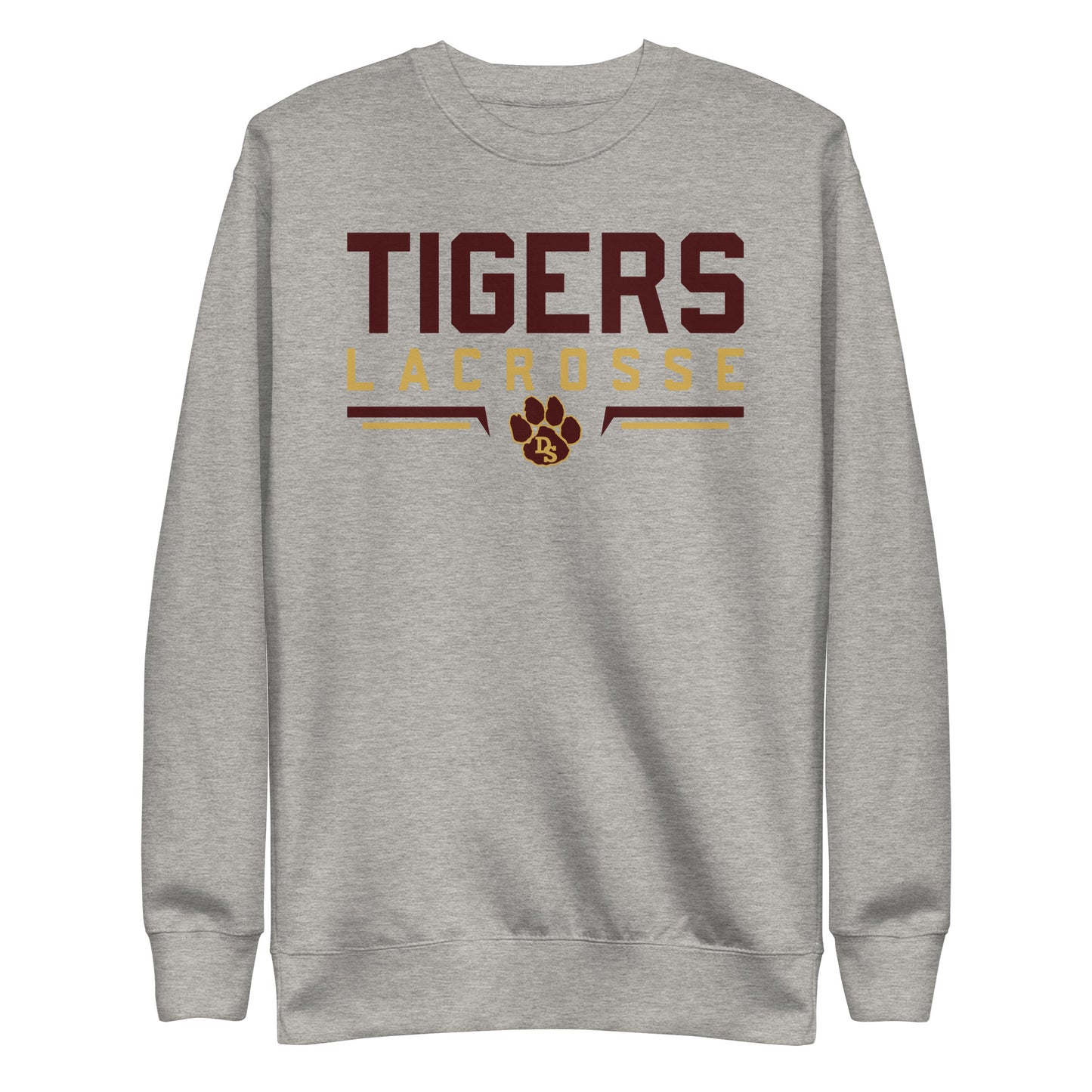 Adult Drip Tigers Lacrosse Cotton Heritage Premium Sweatshirt