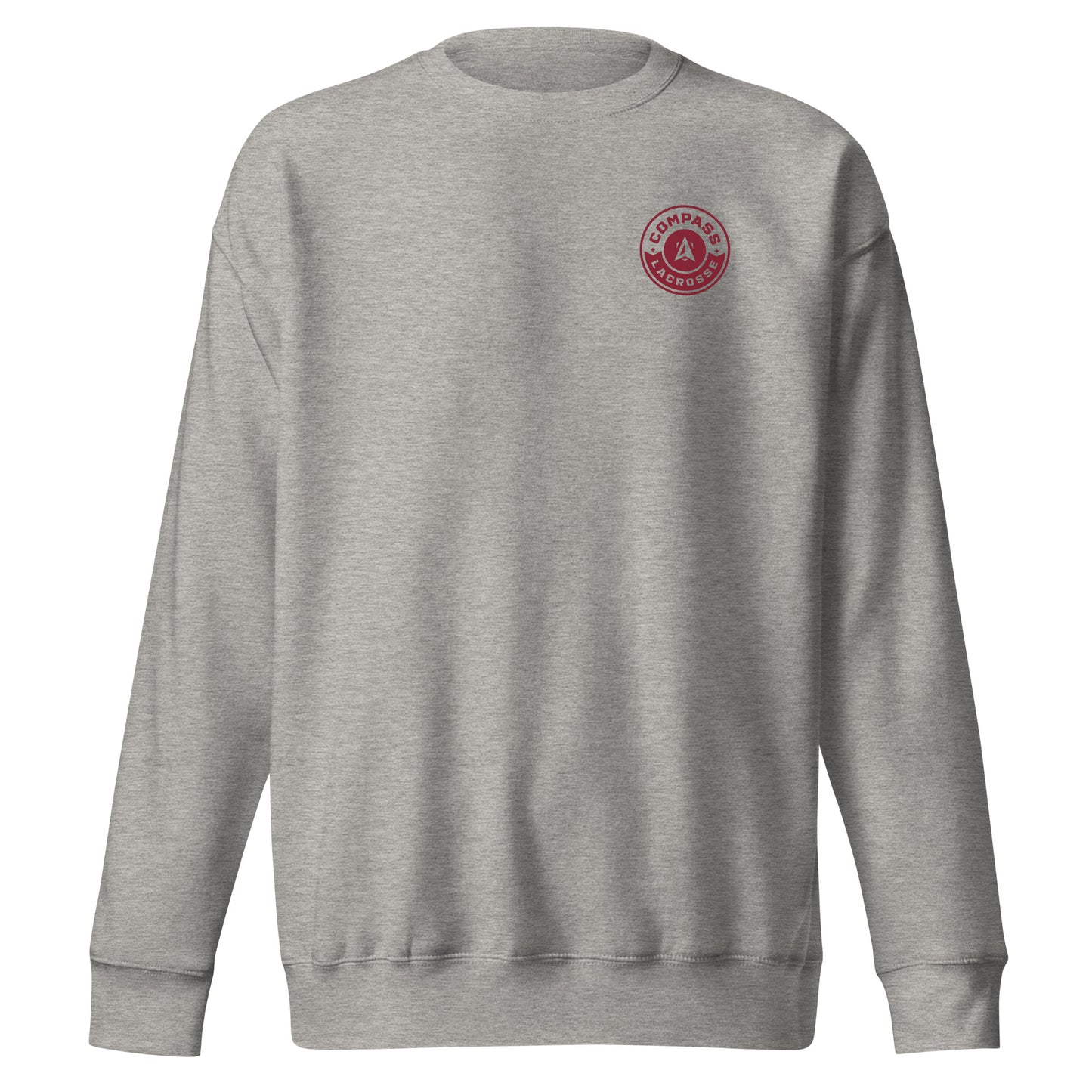 Adult Compass Lacrosse Cotton Heritage Crewneck Sweatshirt
