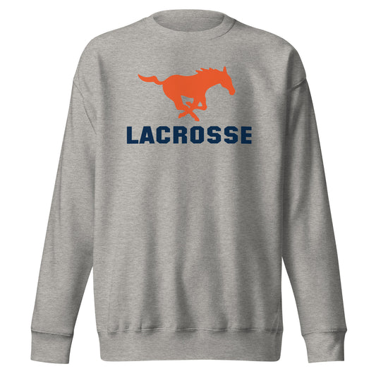 Adult Mountain Crest Lacrosse Cotton Heritage Crewneck Sweatshirt