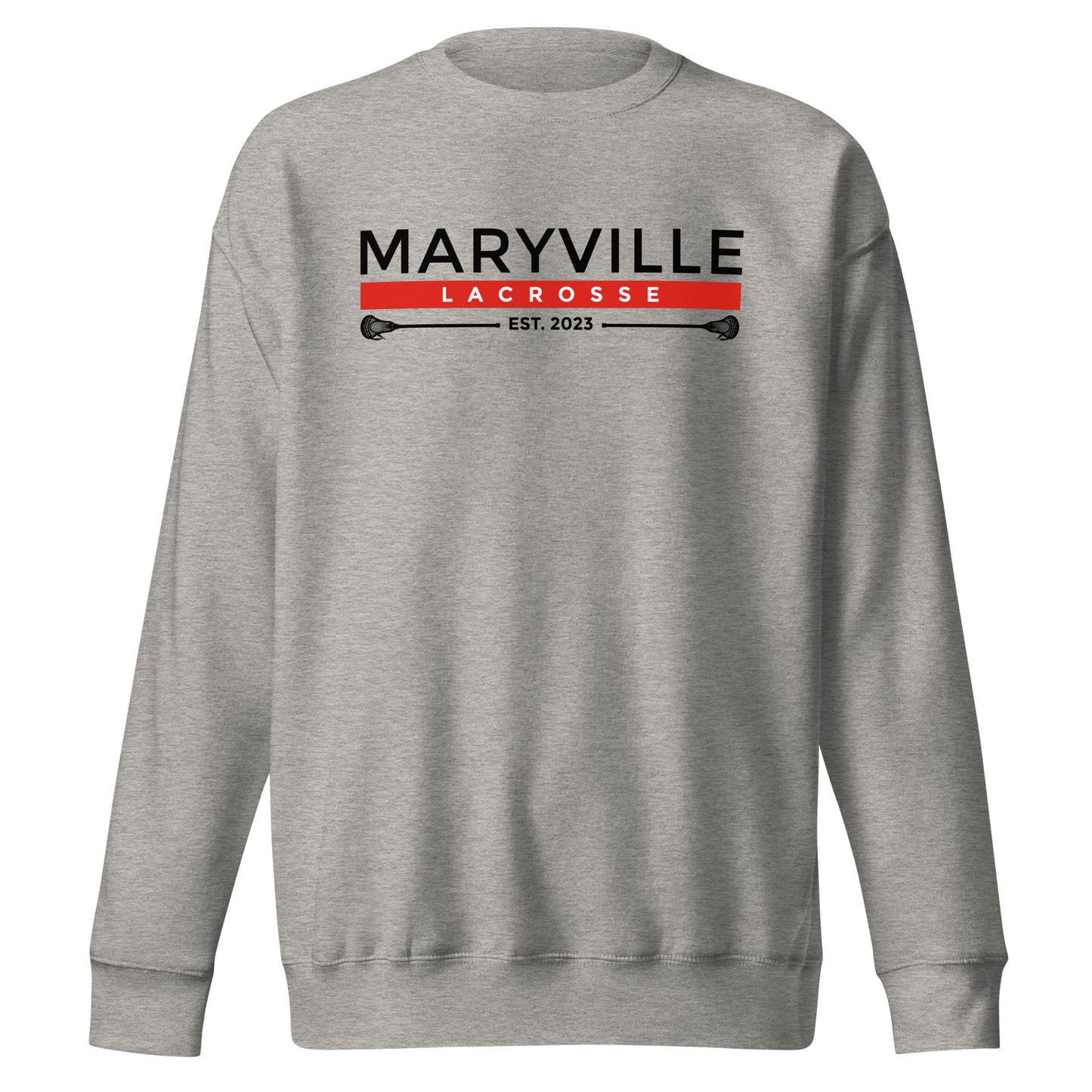 Adult Maryville Lacrosse Cotton Heritage Crewneck Sweatshirt