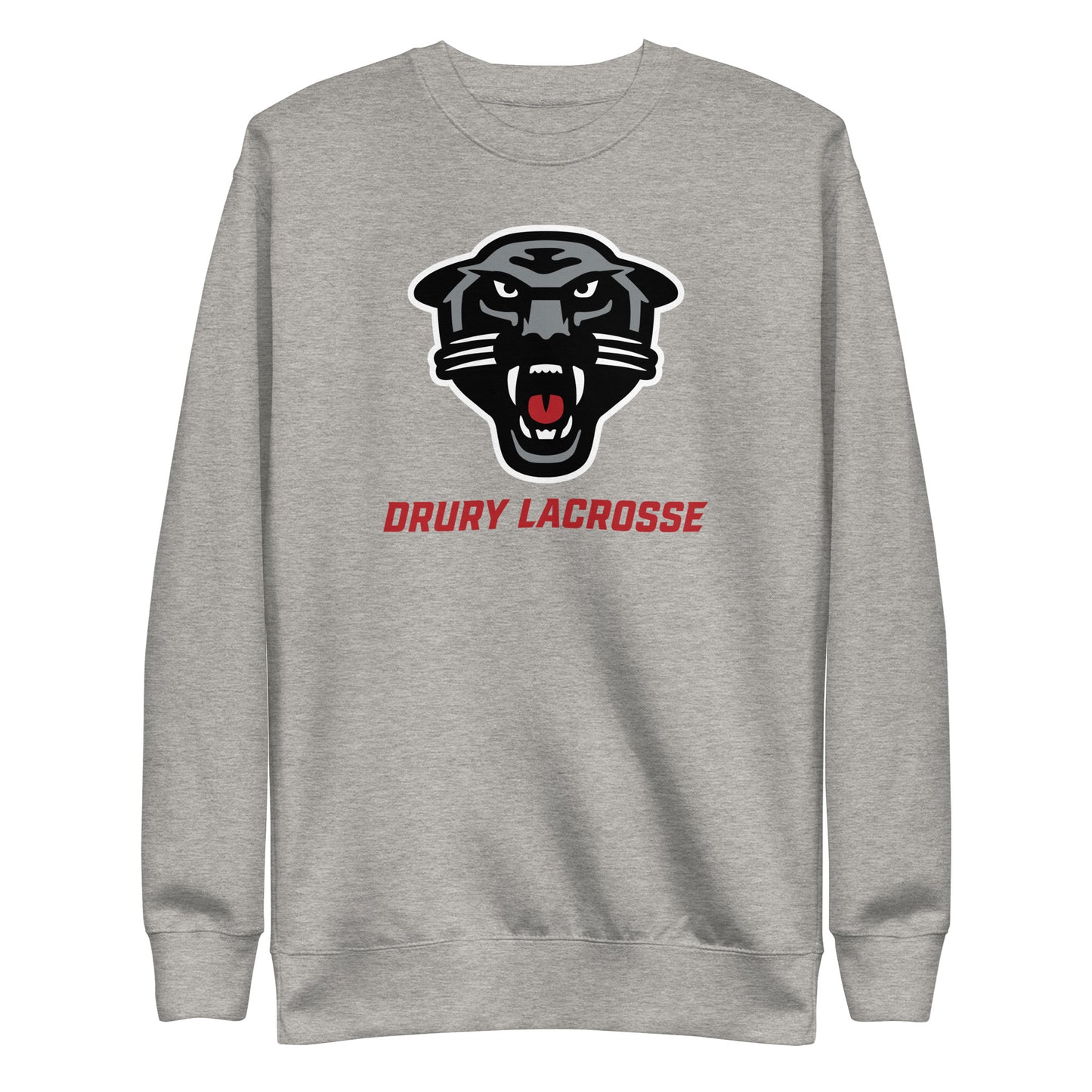 Adult Drury Lacrosse Cotton Heritage Crewneck Sweatshirt