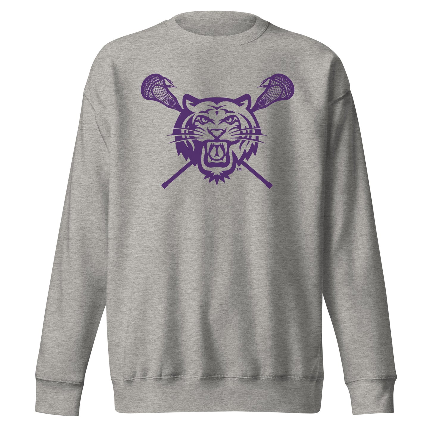 Adult Tiger Lax Cotton Heritage Crewneck Sweatshirt