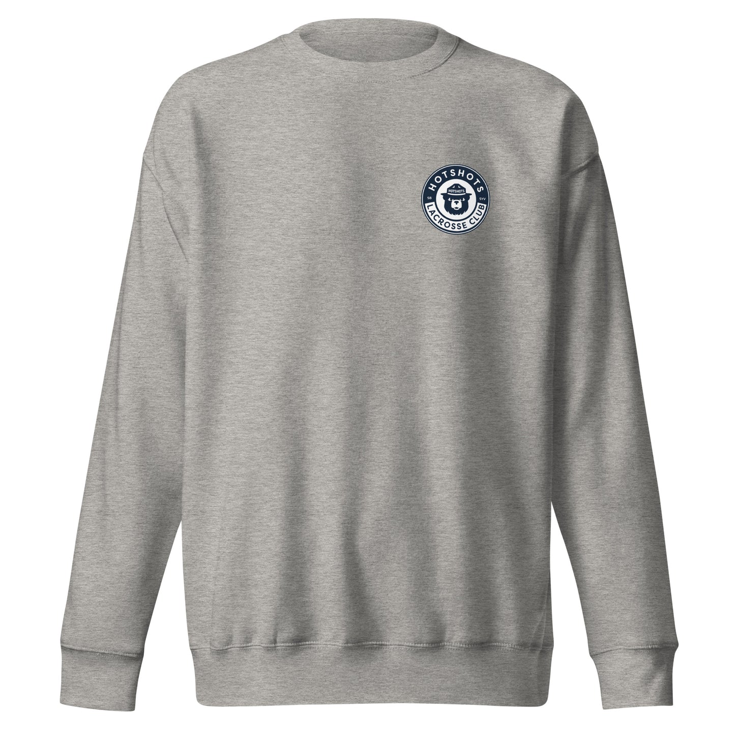Adult Hotshots Lacrosse Cotton Heritage Crewneck Sweatshirt