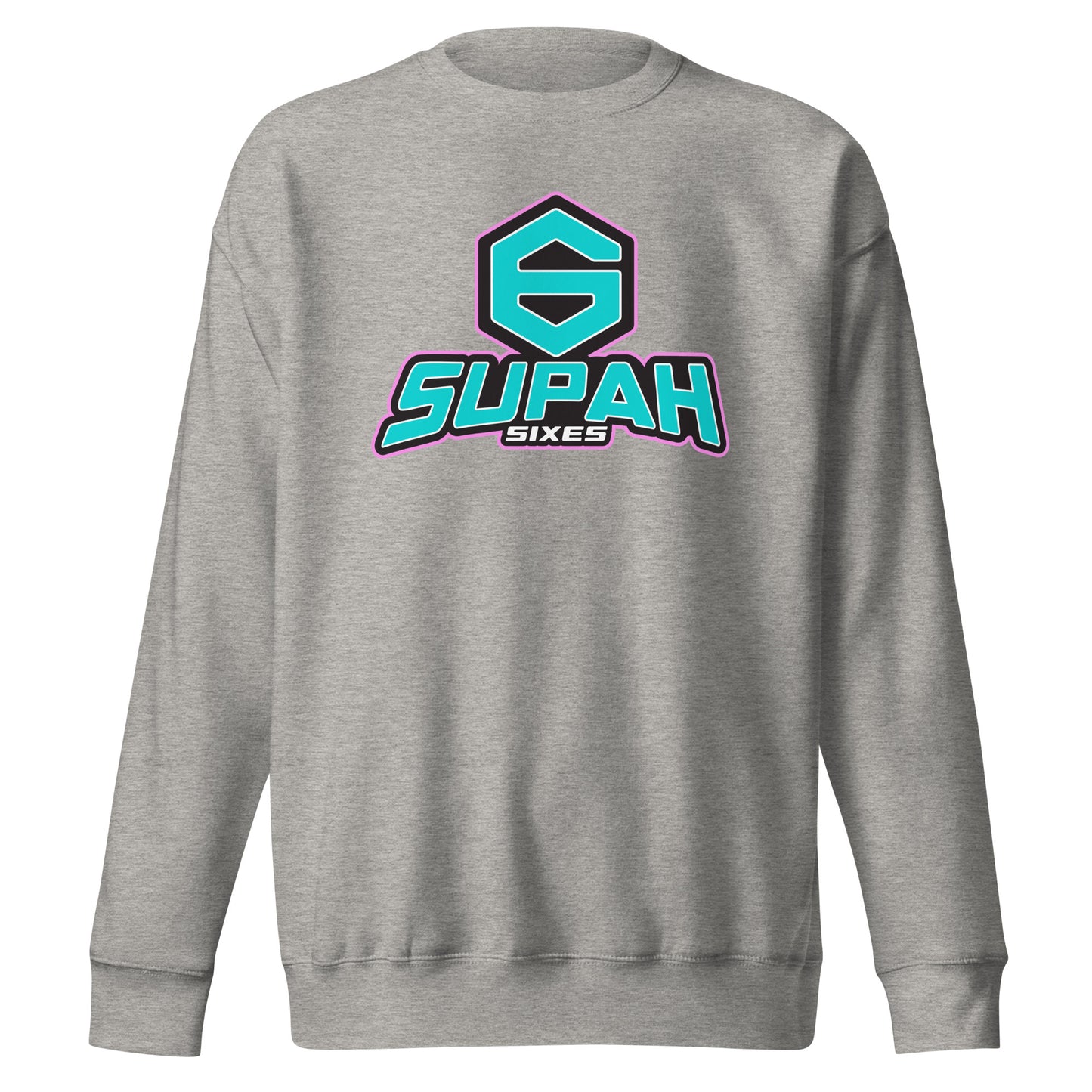 Adult Supah Sixes Cotton Heritage Crewneck Sweatshirt
