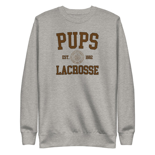 Adult Pups Lacrosse Cotton Heritage Sweatshirt