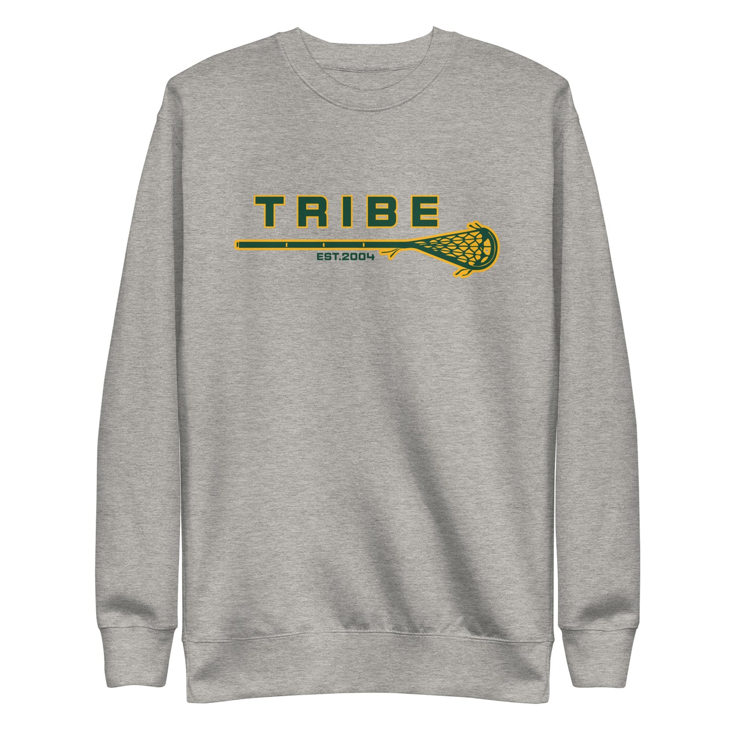Adult Tribe Lacrosse Cotton Heritage Crewneck Sweatshirt
