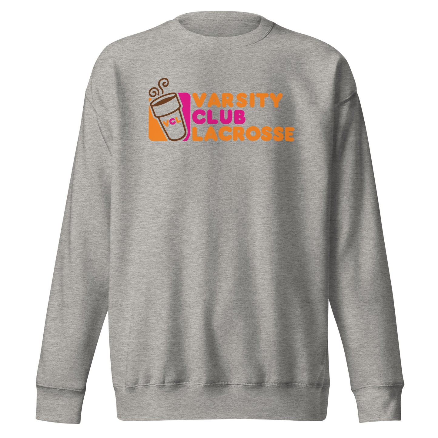 Adult Varsity Club Lacrosse Premium Sweatshirt - Dunkies