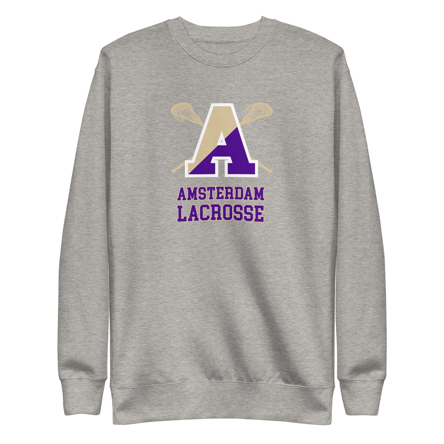 Adult Amsterdam Lacrosse Cotton Heritage Crewneck Sweatshirt