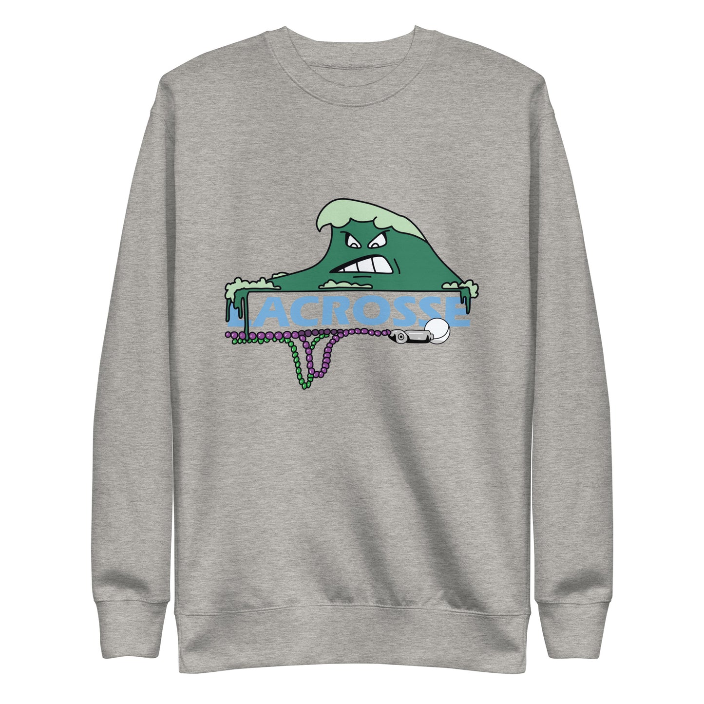 Adult Tulane Lacrosse Cotton Heritage Sweatshirt