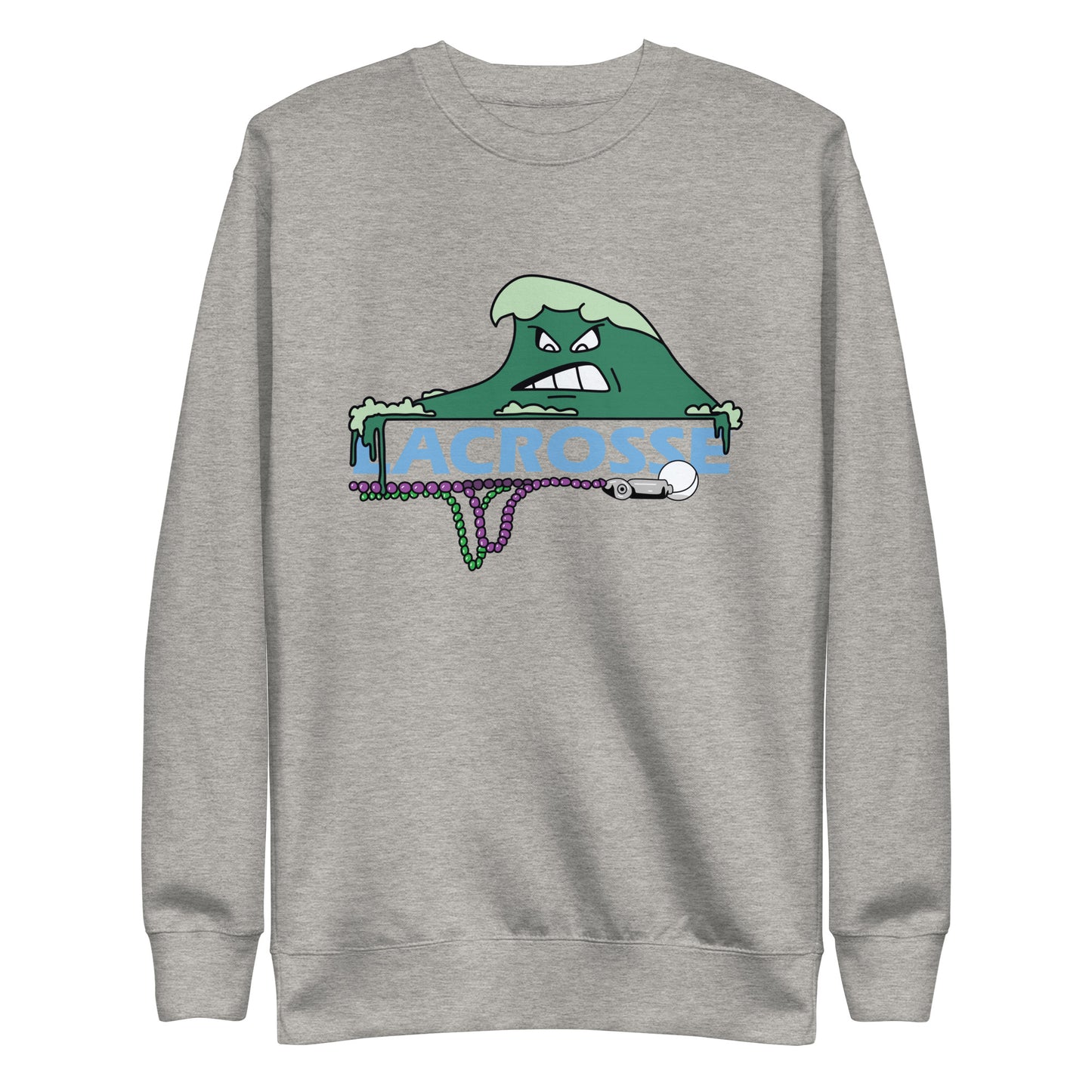 Adult Tulane Lacrosse Cotton Heritage Sweatshirt