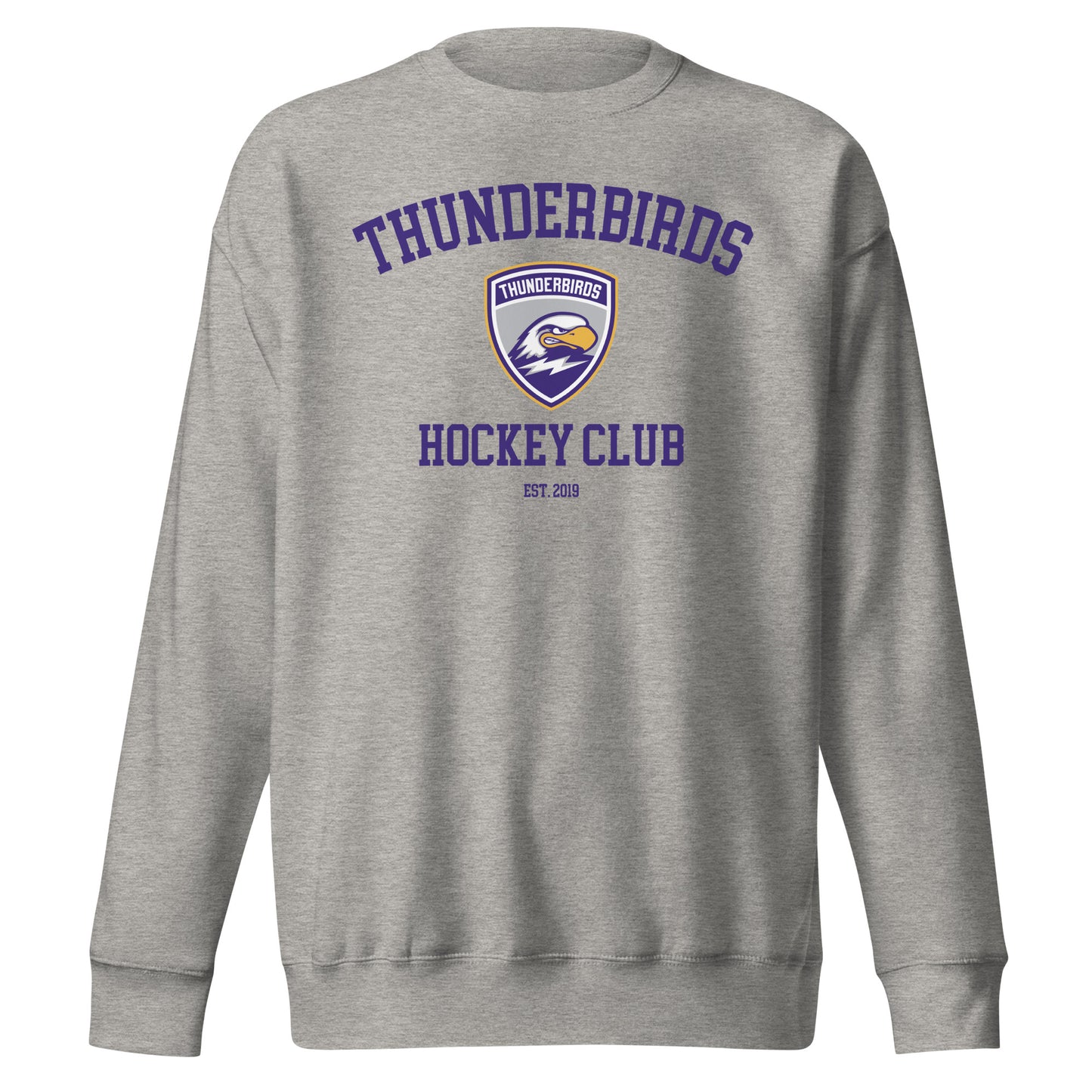 Adult Thunderbirds Hockey Cotton Heritage Crewneck Sweatshirt