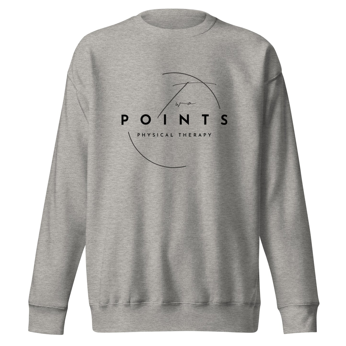 Adult Two Points Physical Therapy Cotton Heritage Crewneck
