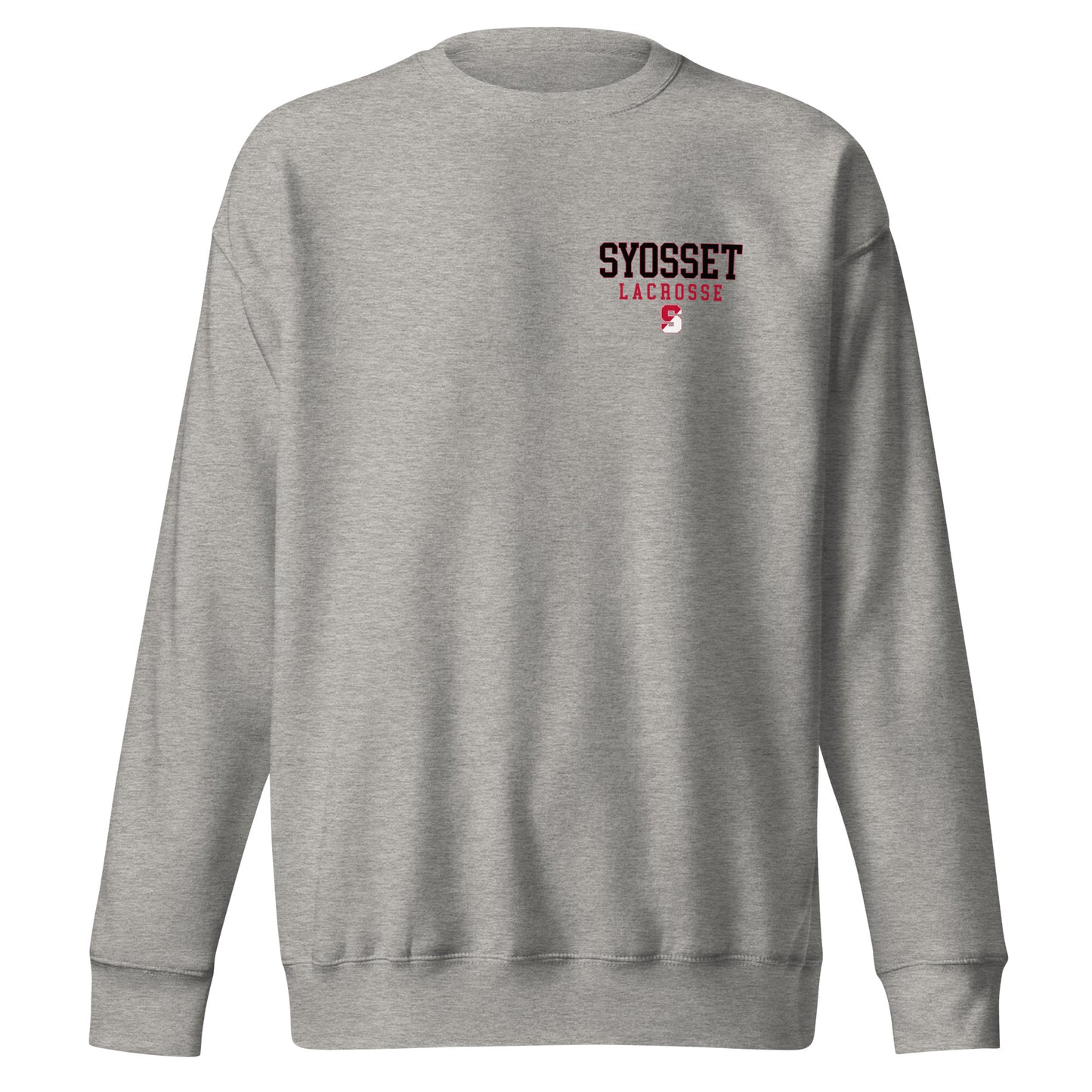 Adult Syosset Lacrosse Cotton Heritage Crewneck