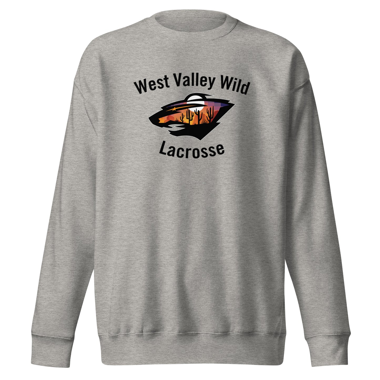 Adult WVW Lacrosse Cotton Heritage Crewneck Sweatshirt