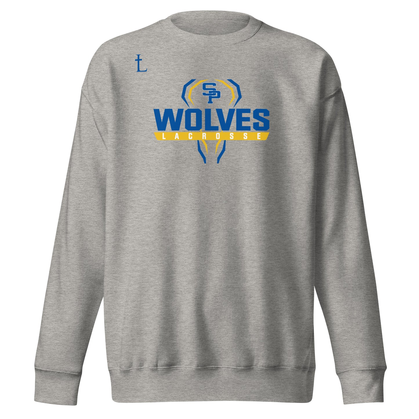 Adult Saint Paul's Lacrosse Cotton Heritage Crewneck Sweatshirt