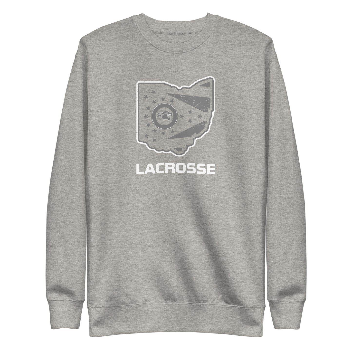 Adult Pickerington North Lacrosse Cotton Heritage Crewneck Sweatshirt
