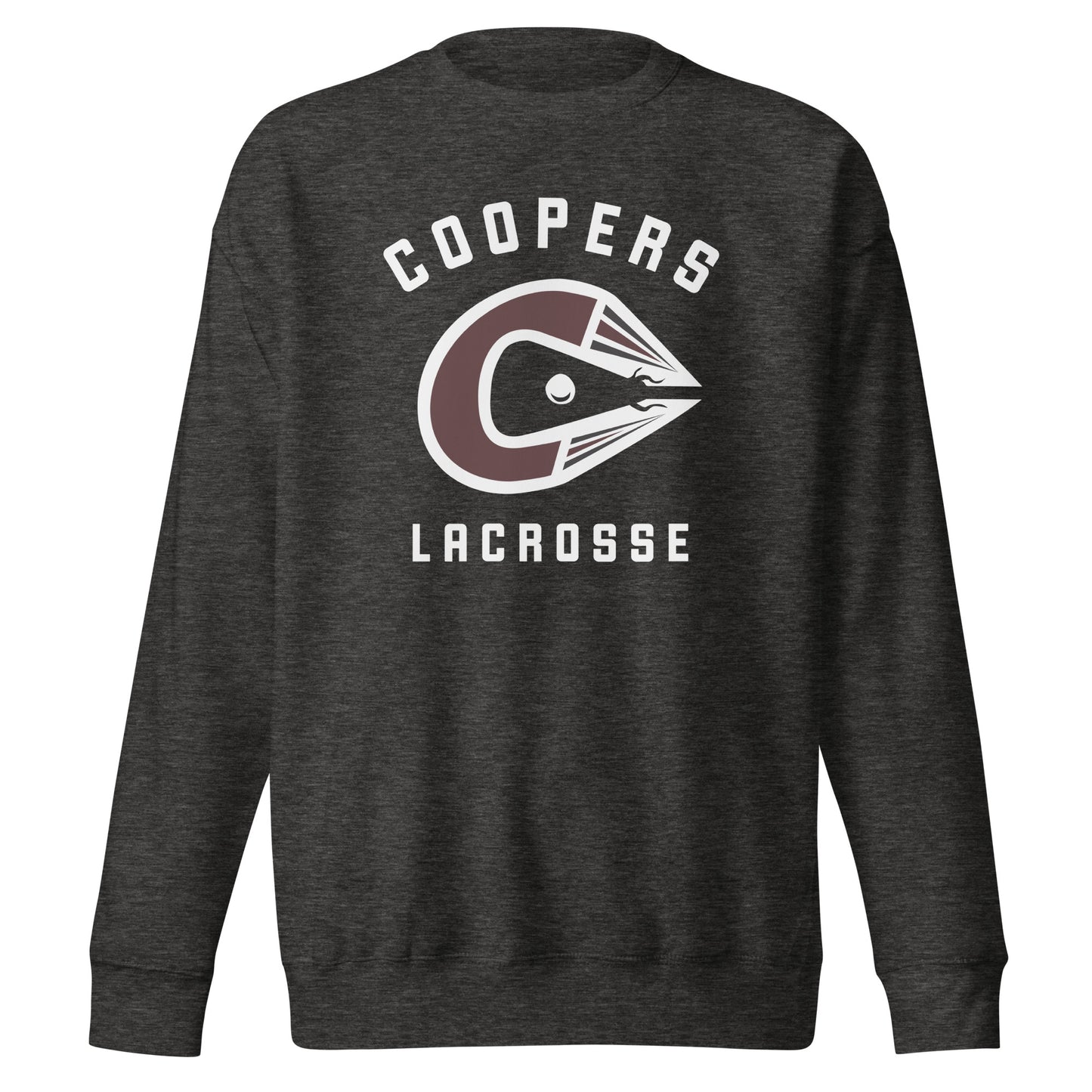 Adult Coopers Lacrosse Cotton Heritage Crewneck Sweatshirt
