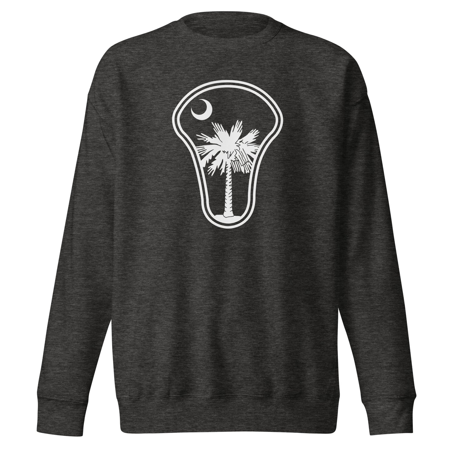 Adult Elite Lacrosse Cotton Heritage Crewneck Sweatshirt