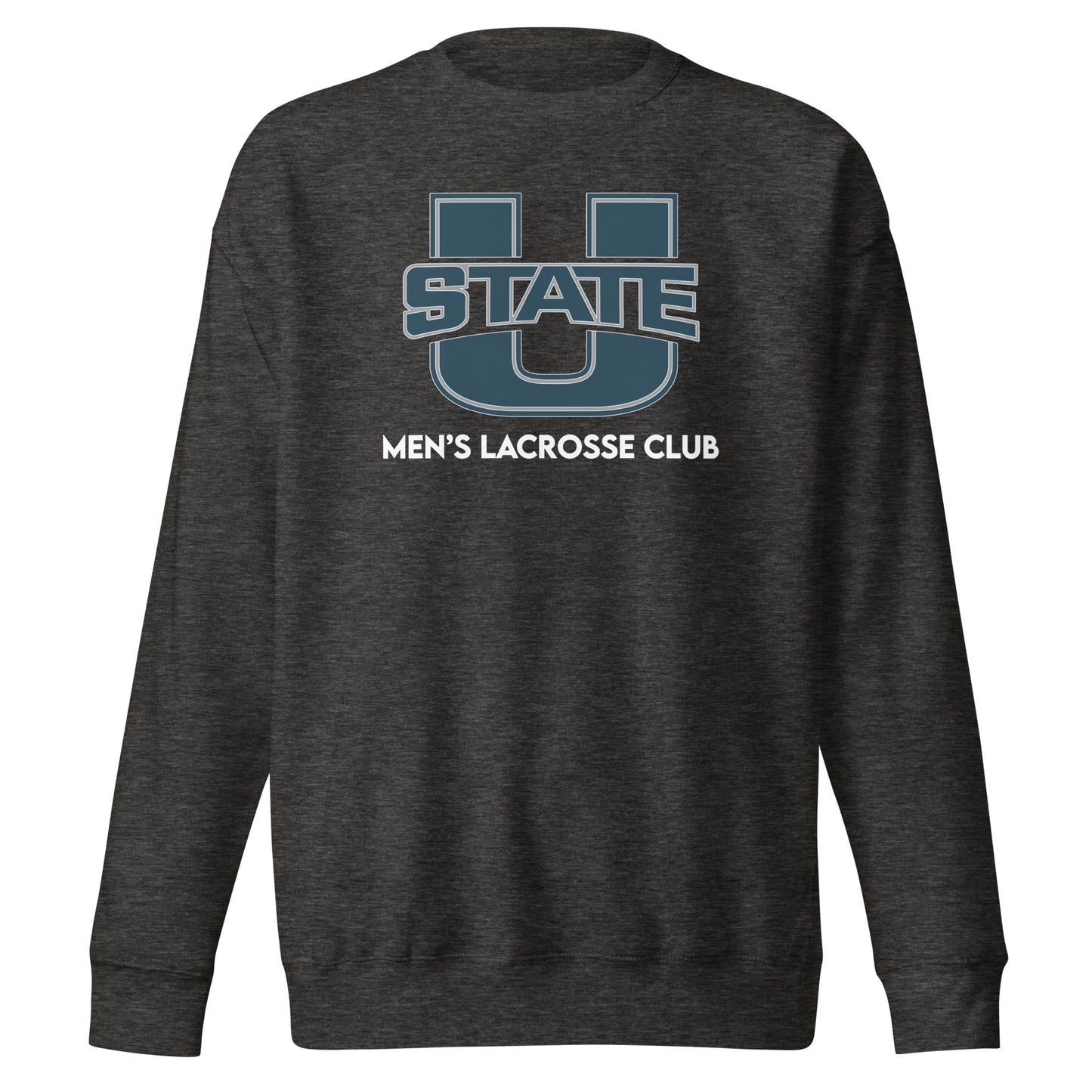 Adult USU Lacrosse Cotton Heritage Crewneck Sweatshirt