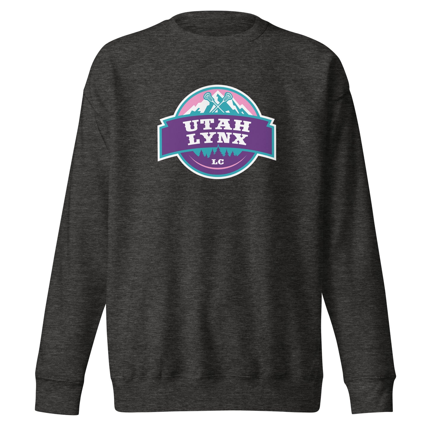 Adult Utah Lynx Cotton Heritage Crewneck Sweatshirt